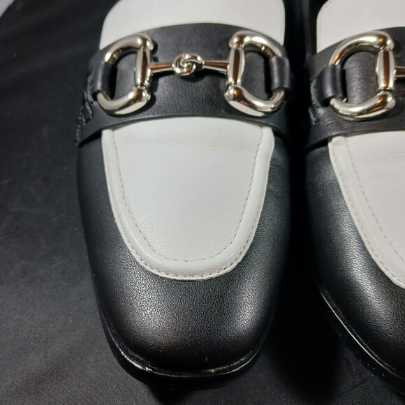 Jeffrey Campbell Velviteen Bit Leather Flat Loafer Shoes size 6.5 - Picture 4 of 12